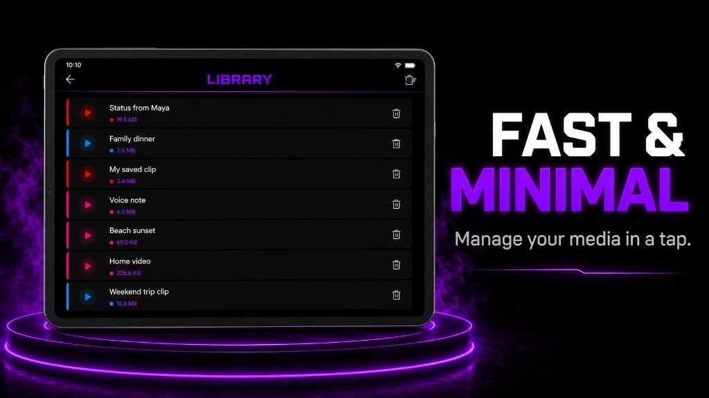 LoopHole library — fast and minimal media management